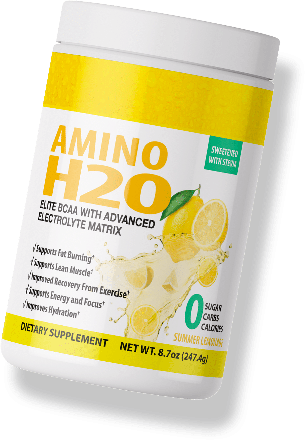 Amino H20 Summer Lemonade bottle