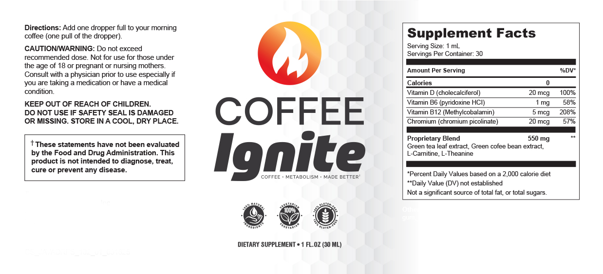 Coffee Ignite Label