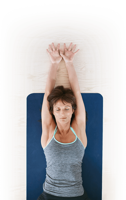 Fitness Woman on Yoga Mat